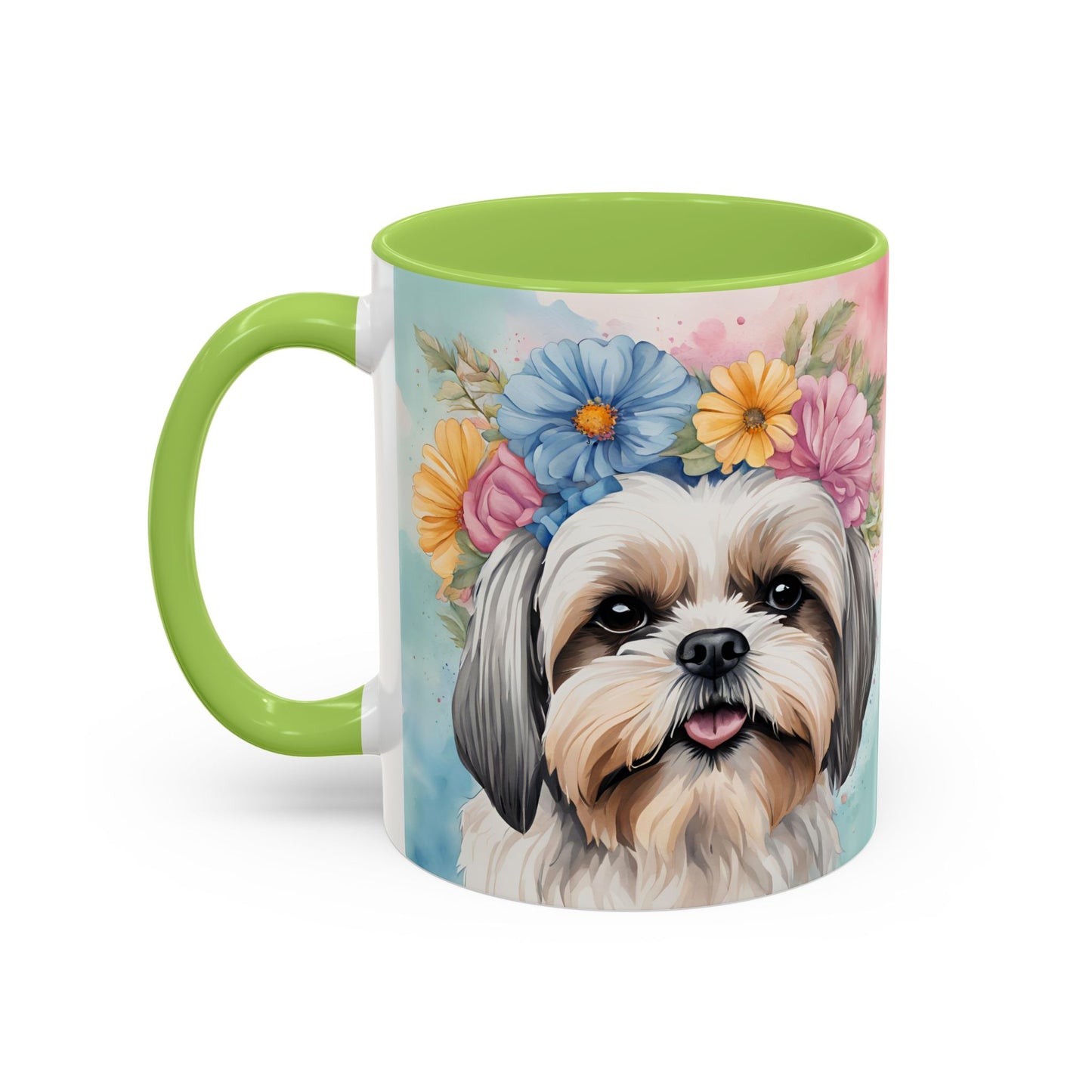 Shih Tzu 02 Accent Coffee Mug - Dog Lover Gift