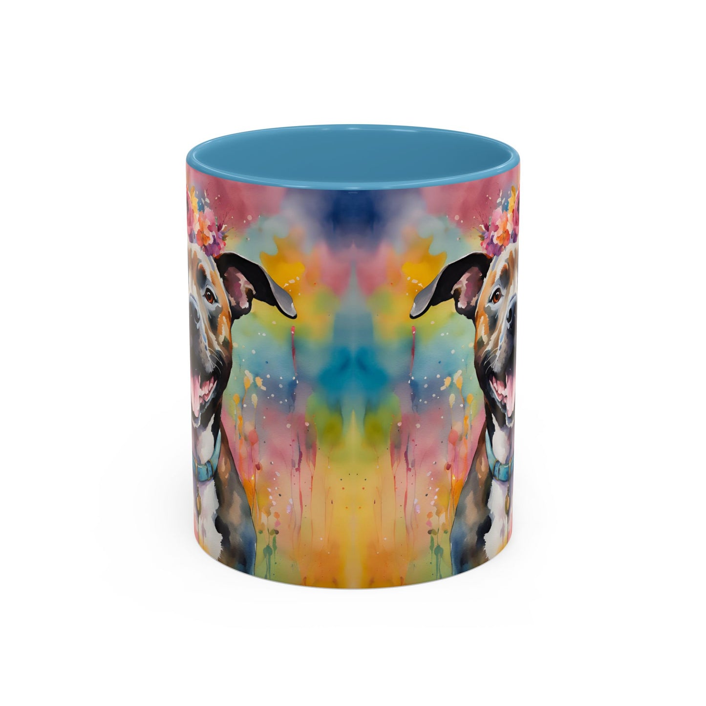 Staffordshire Bull Terrier 04 Accent Coffee Mug - Dog Lover Gift