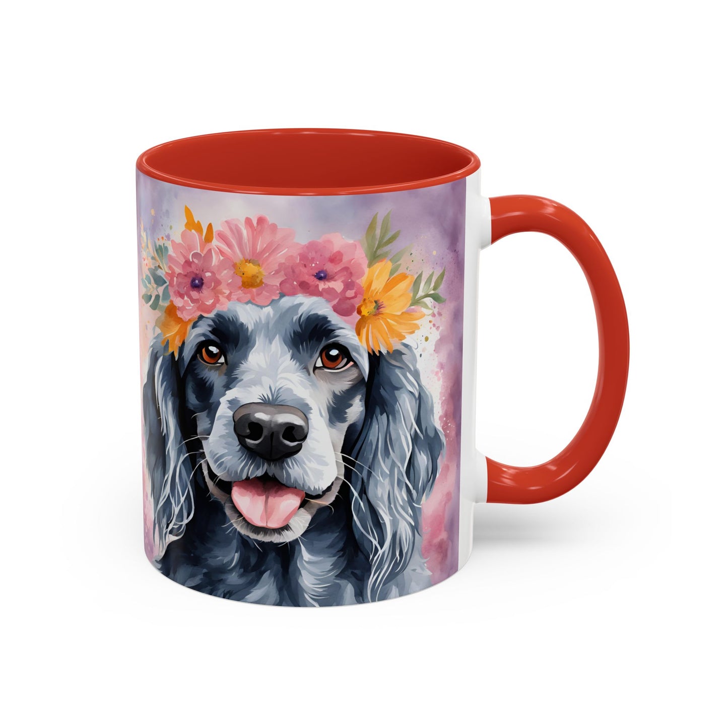 Blue Roan Cocker Spaniel 02 Accent Coffee Mug - Dog Lover Gift