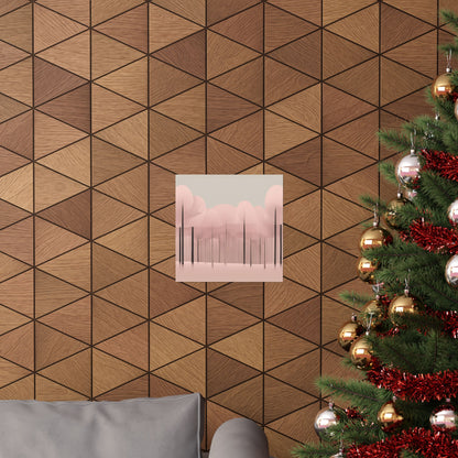 Lonely Forest Pink 12 Matte Square Posters
