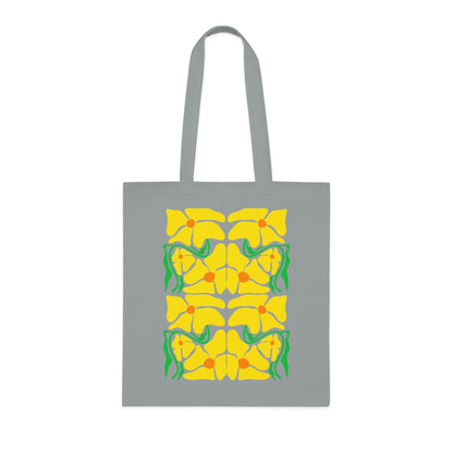 Abstract flowers 12 Cotton Tote