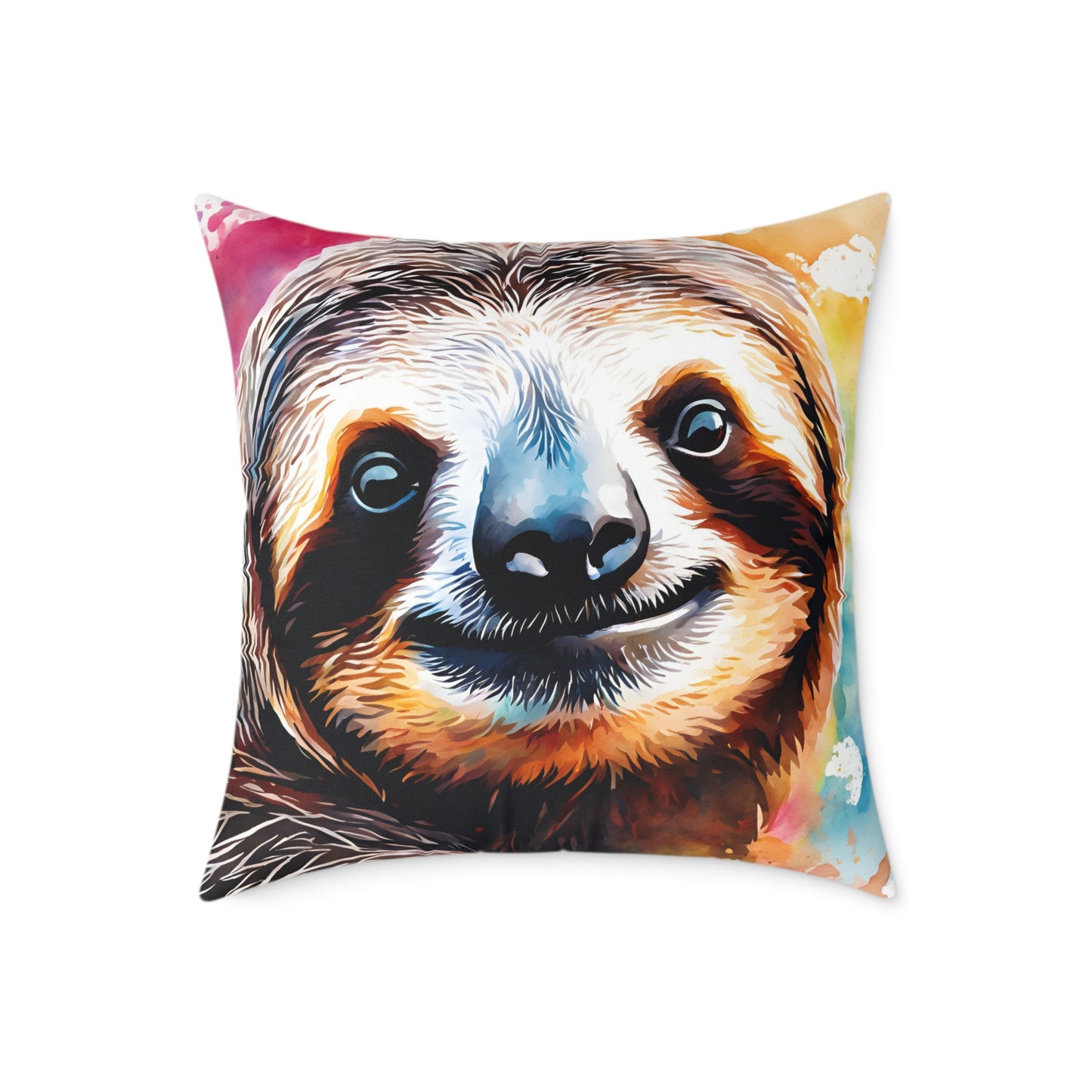 Sloth 02 Poly Pillow - Natures Beauty Design