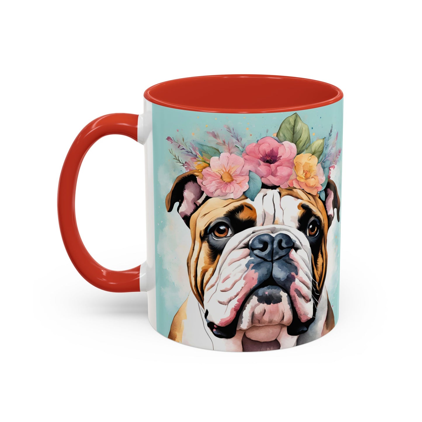British Bulldog 02 Accent Coffee Mug - Dog Lover Gift