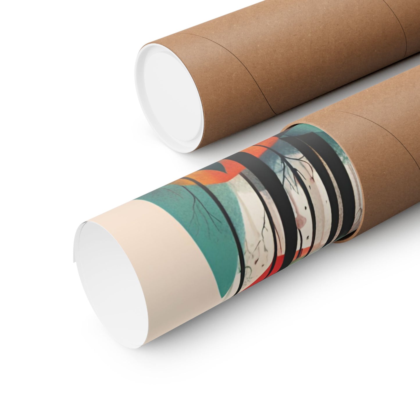 Retro forest 3 Matte Horizontal Posters