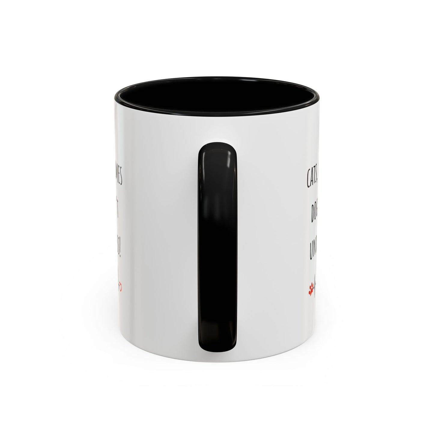 Cats V Dogs 02 Accent Coffee Mug (11oz)
