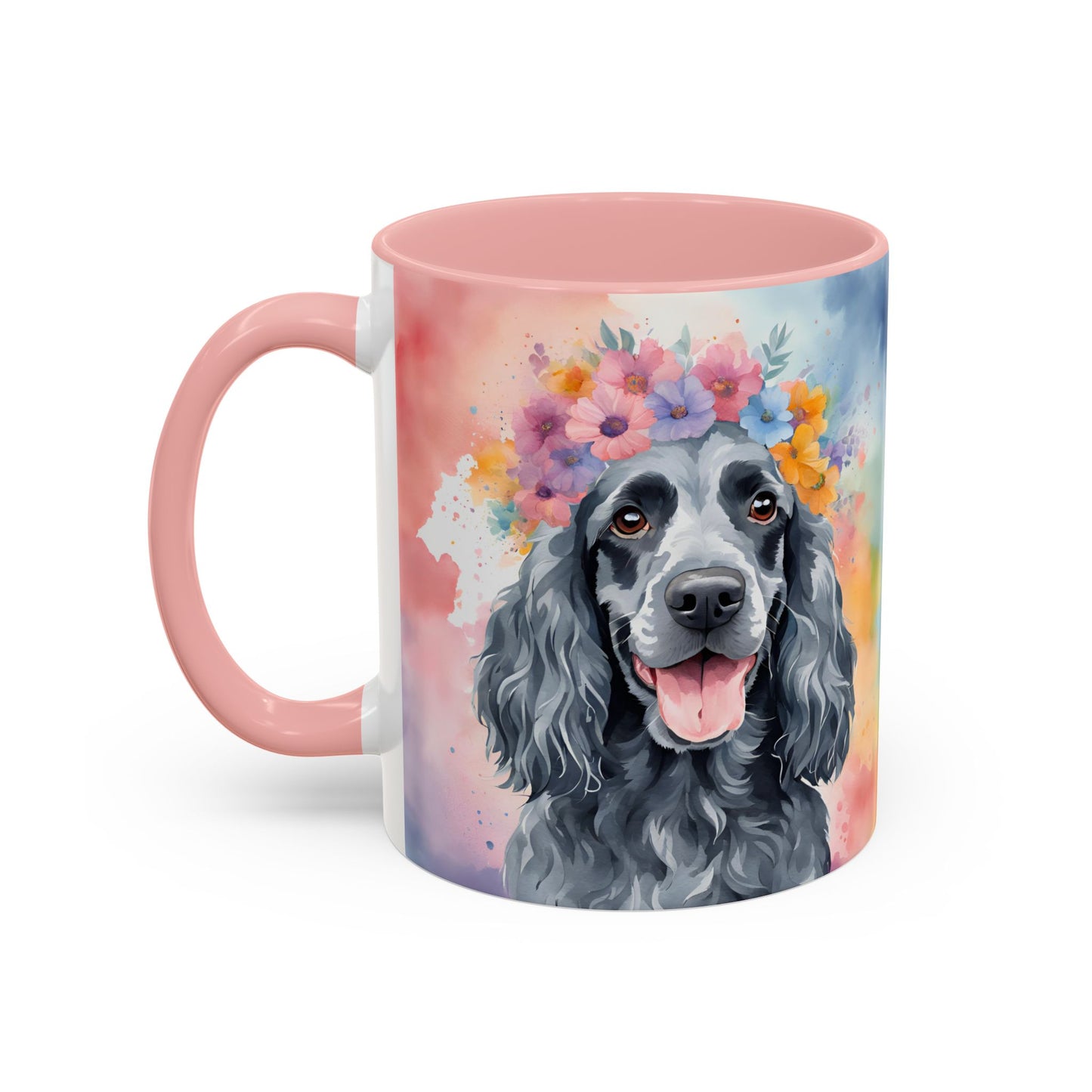 Blue Roan Cocker Spaniel 01 Accent Coffee Mug - Dog Lover Gift
