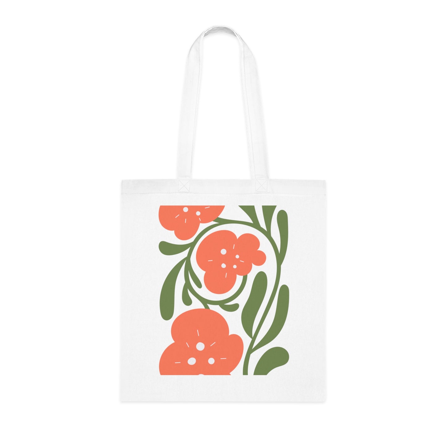 Abstract flowers 06 Cotton Tote