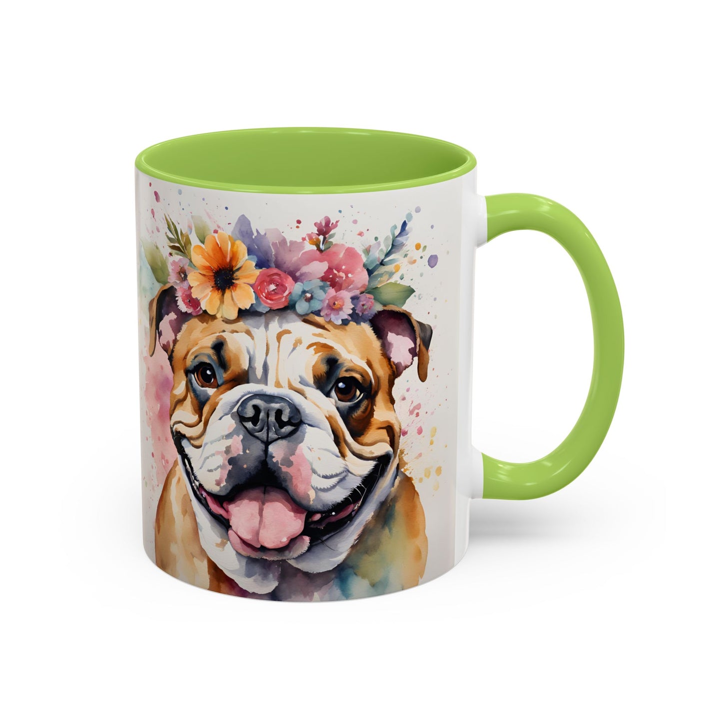 British Bulldog 03 Accent Coffee Mug - Dog Lover Gift