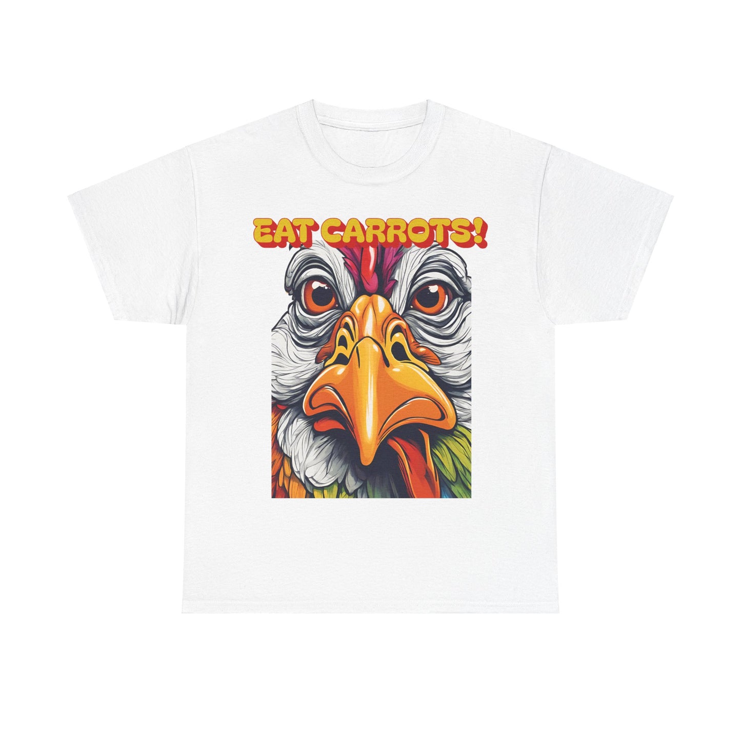 Eat Carrots Unisex Heavy Cotton Tee