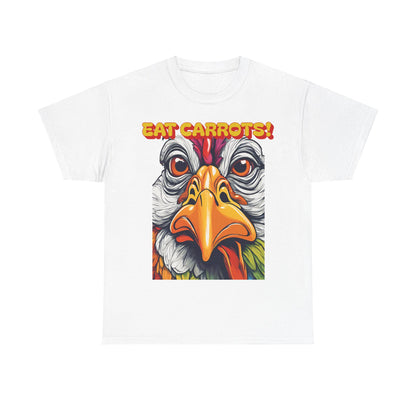 Eat Carrots Unisex Heavy Cotton Tee