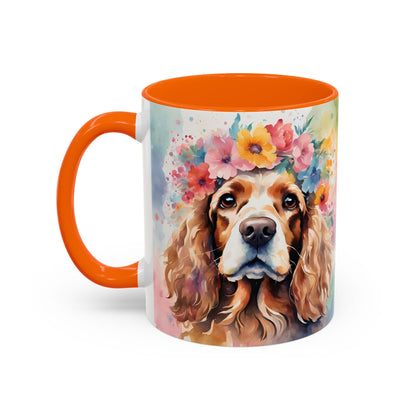 Cocker Spaniel 03 Accent Coffee Mug - Dog Lover Gift
