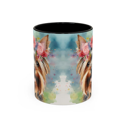 Yorkshire Terrier 04 Accent Coffee Mug - Dog Lover Gift