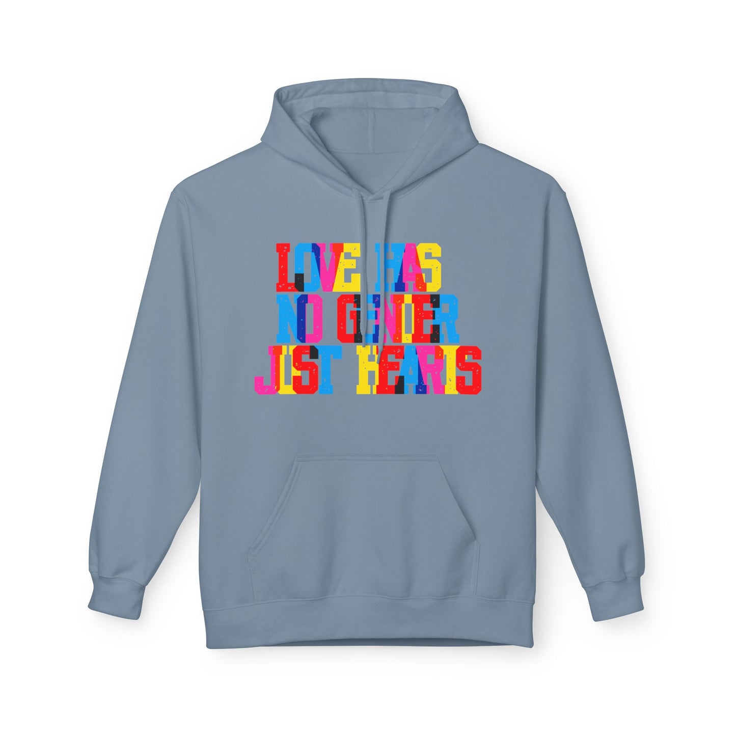Love Has No Gender Just Hearts Unisex Valentines Hoodie