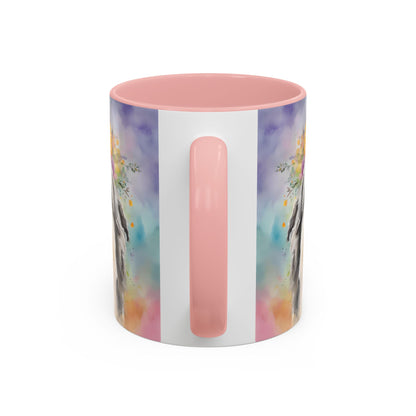 Bearded Collie 03 Accent Coffee Mug - Dog Lover Gift