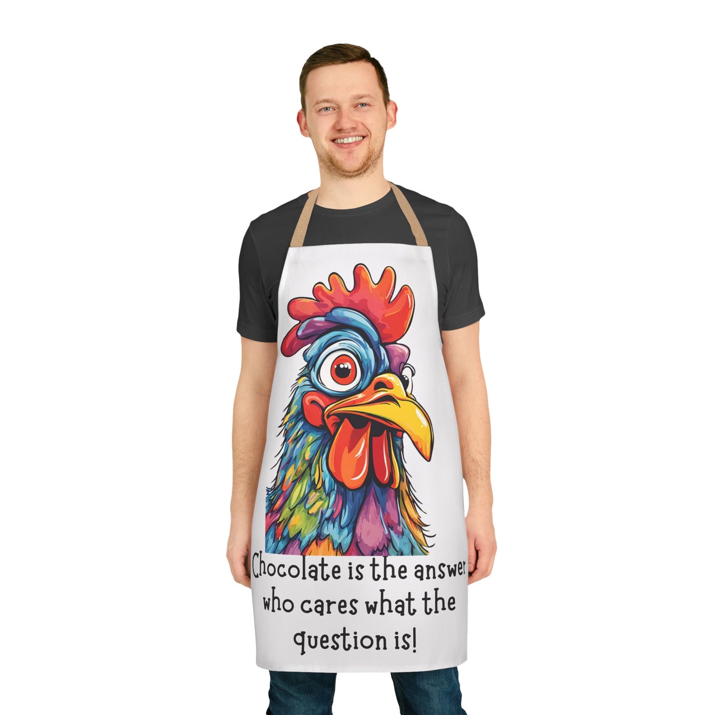 Chocolate is the answer……Adult Apron (AOP)