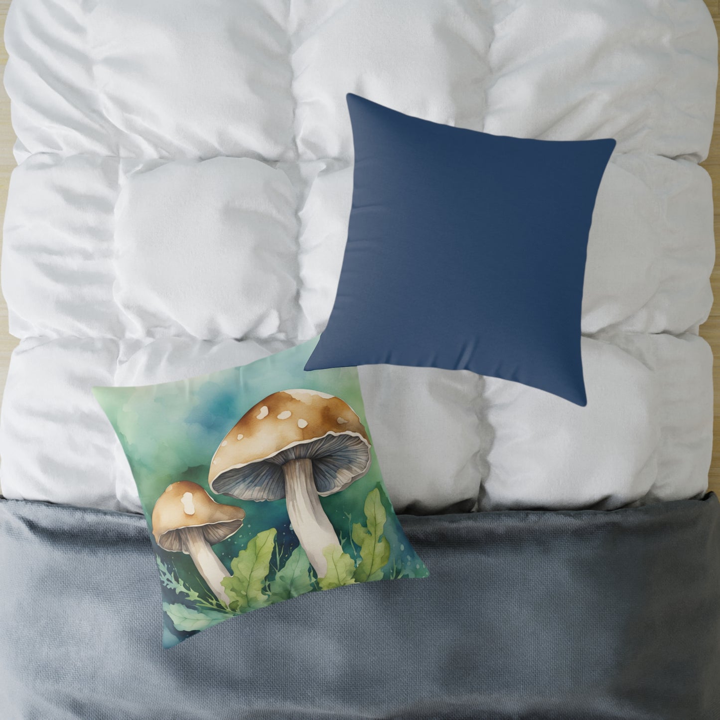 Toadstool 01 Poly Pillow - Natures Beauty Design