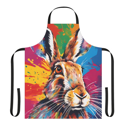 Multicolored Hare Adult Apron (AOP)