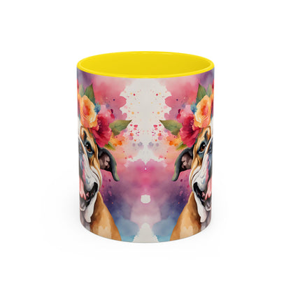 British Bulldog 01 Accent Coffee Mug - Dog Lover Gift