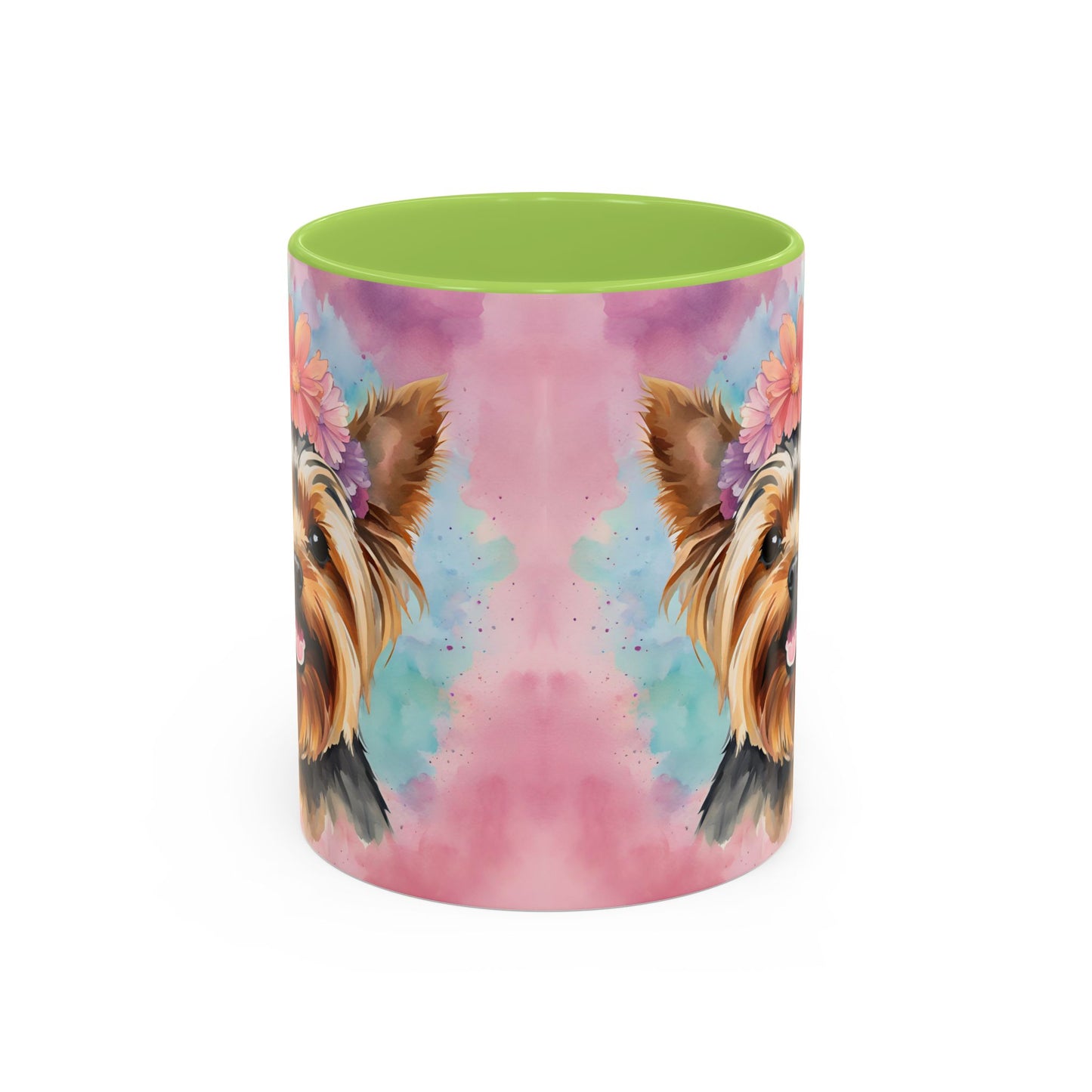 Yorkshire Terrier 02 Accent Coffee Mug - Dog Lover Gift