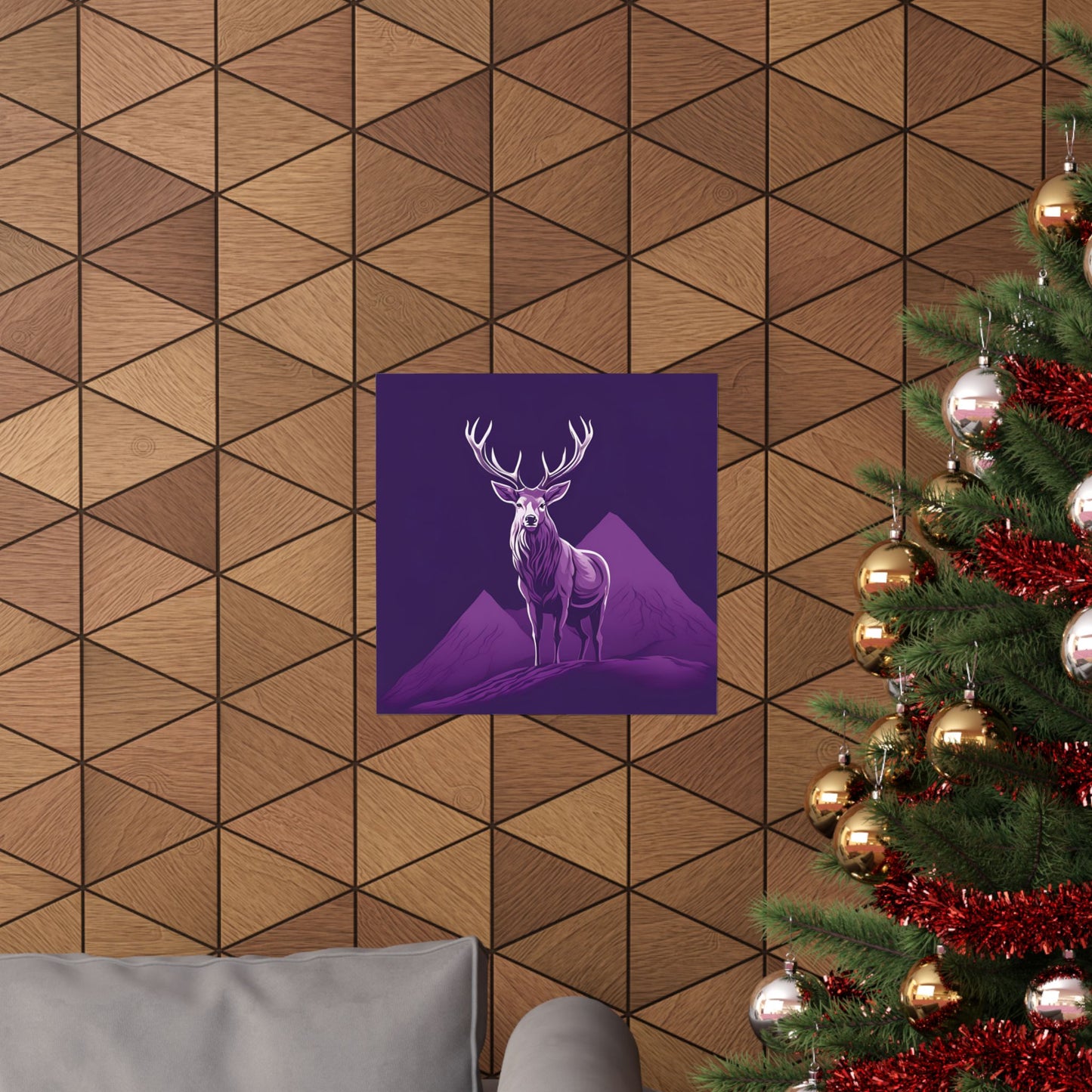 Lone Collection Stag 10 Matte Square Posters