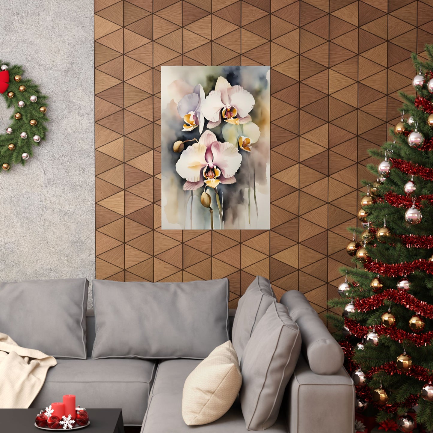 Orchids 01 Matte Vertical Poster