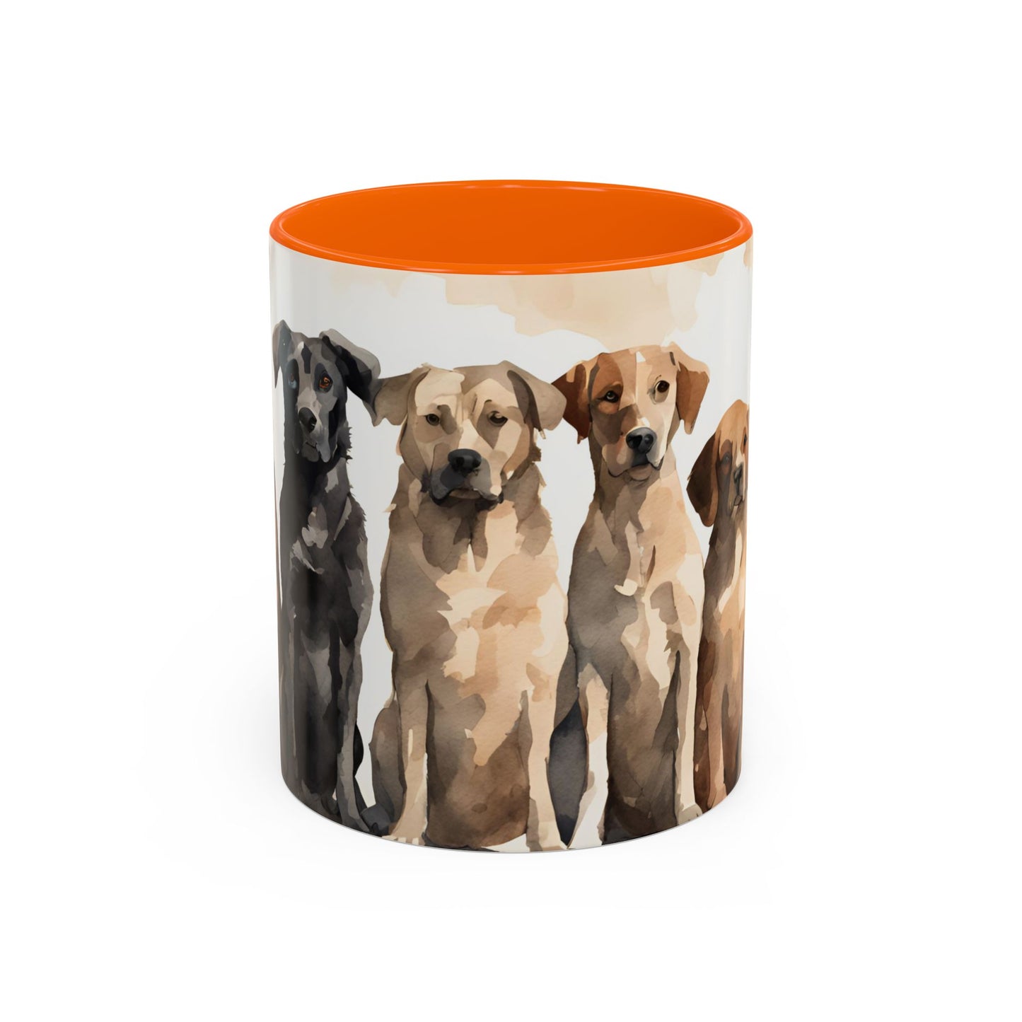 Doggies in a Row 3 Accent Mug 11oz