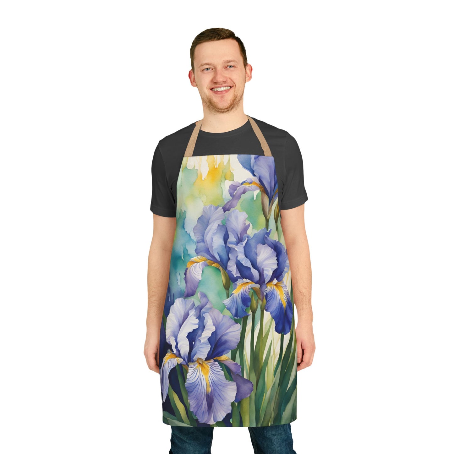 Irises 01 Apron 5-Color Straps
