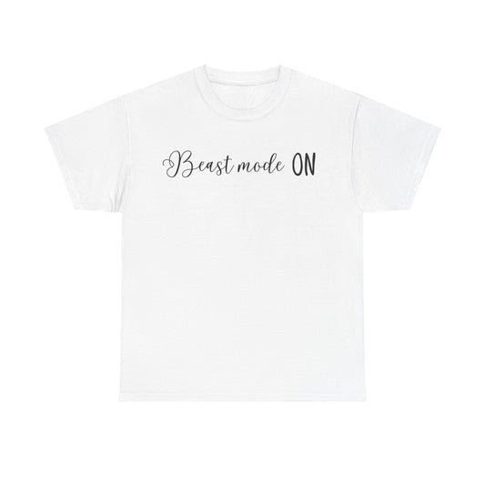 Beast Mode On Unisex Heavy Cotton Tee