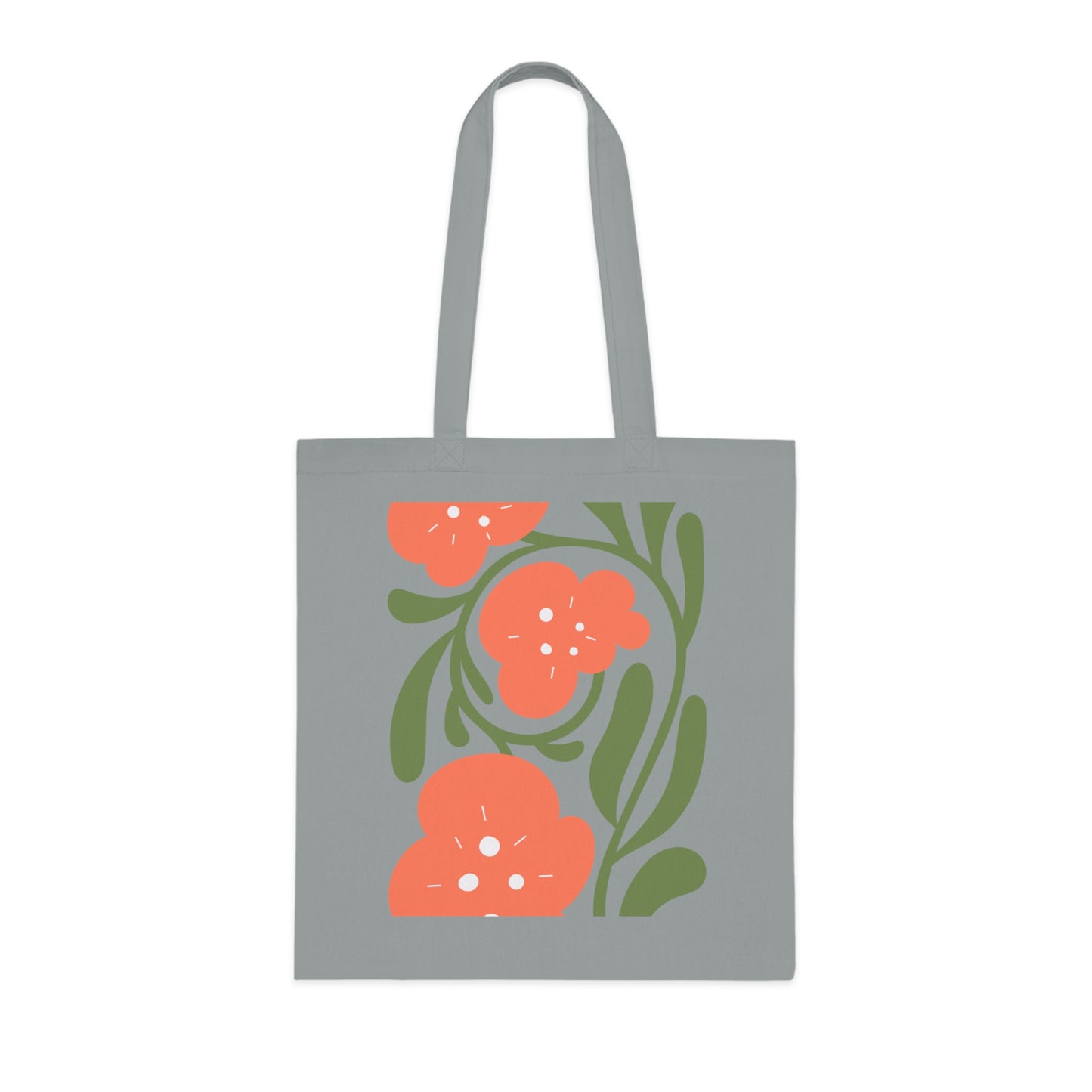 Abstract flowers 06 Cotton Tote