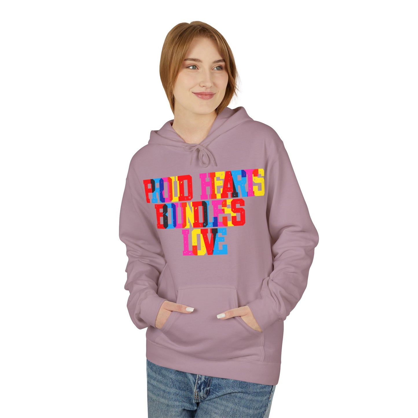 Proud Hearts Endless Love Unisex Valentines Hoodie