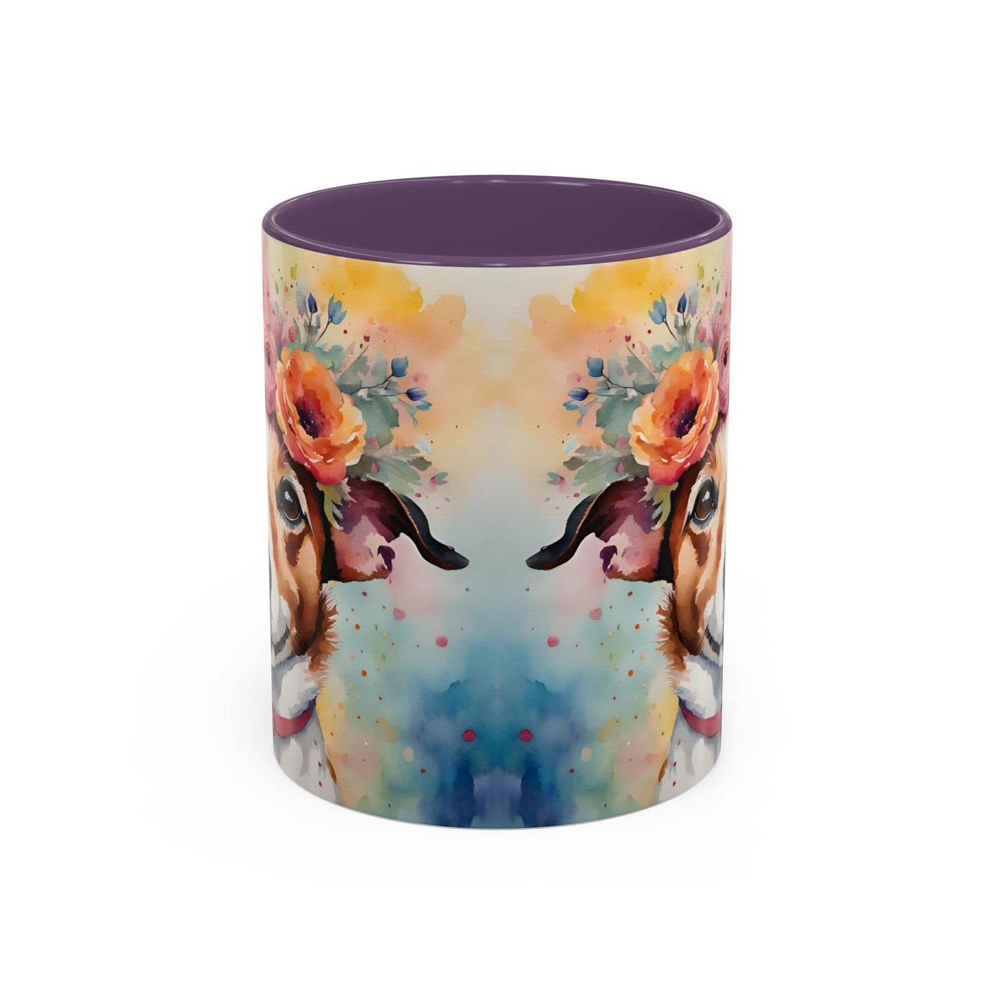 Jack Russell 04 Accent Coffee Mug - Dog Lover Gift