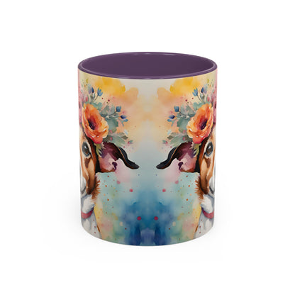 Jack Russell 04 Accent Coffee Mug - Dog Lover Gift