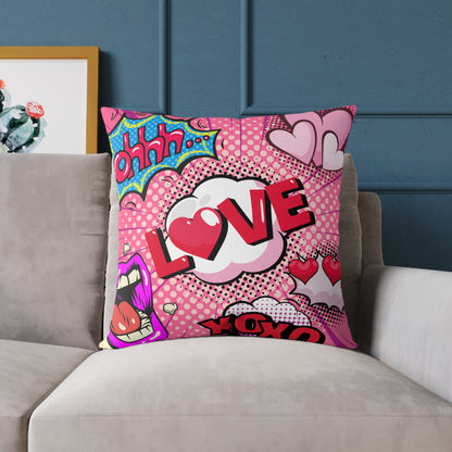 Ohhh! Pop Art Poly Pillow