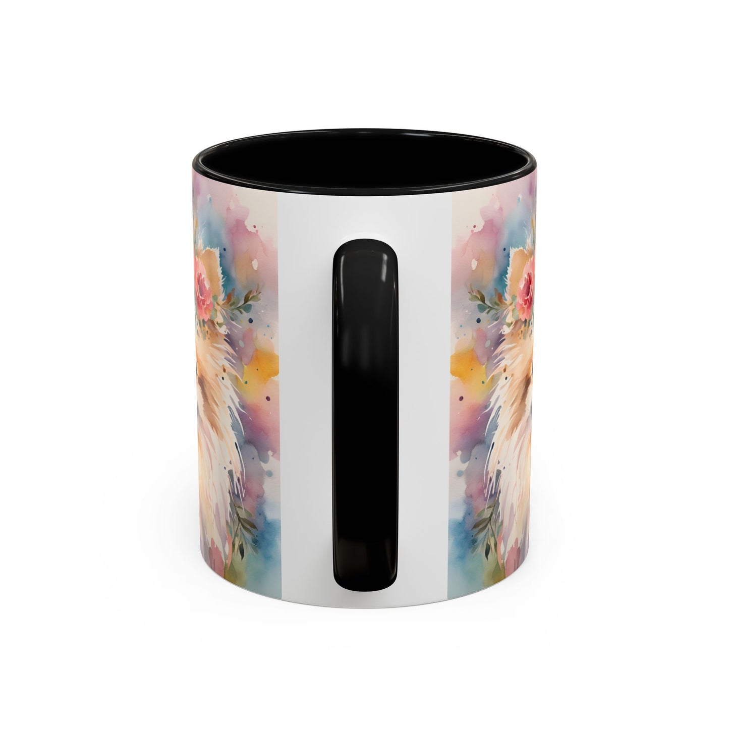 Pomeranian 02 Accent Coffee Mug - Dog Lover Gift