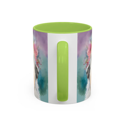 Bearded Collie 04 Accent Coffee Mug - Dog Lover Gift