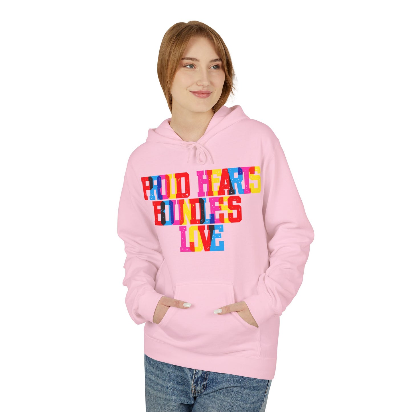 Proud Hearts Endless Love Unisex Valentines Hoodie