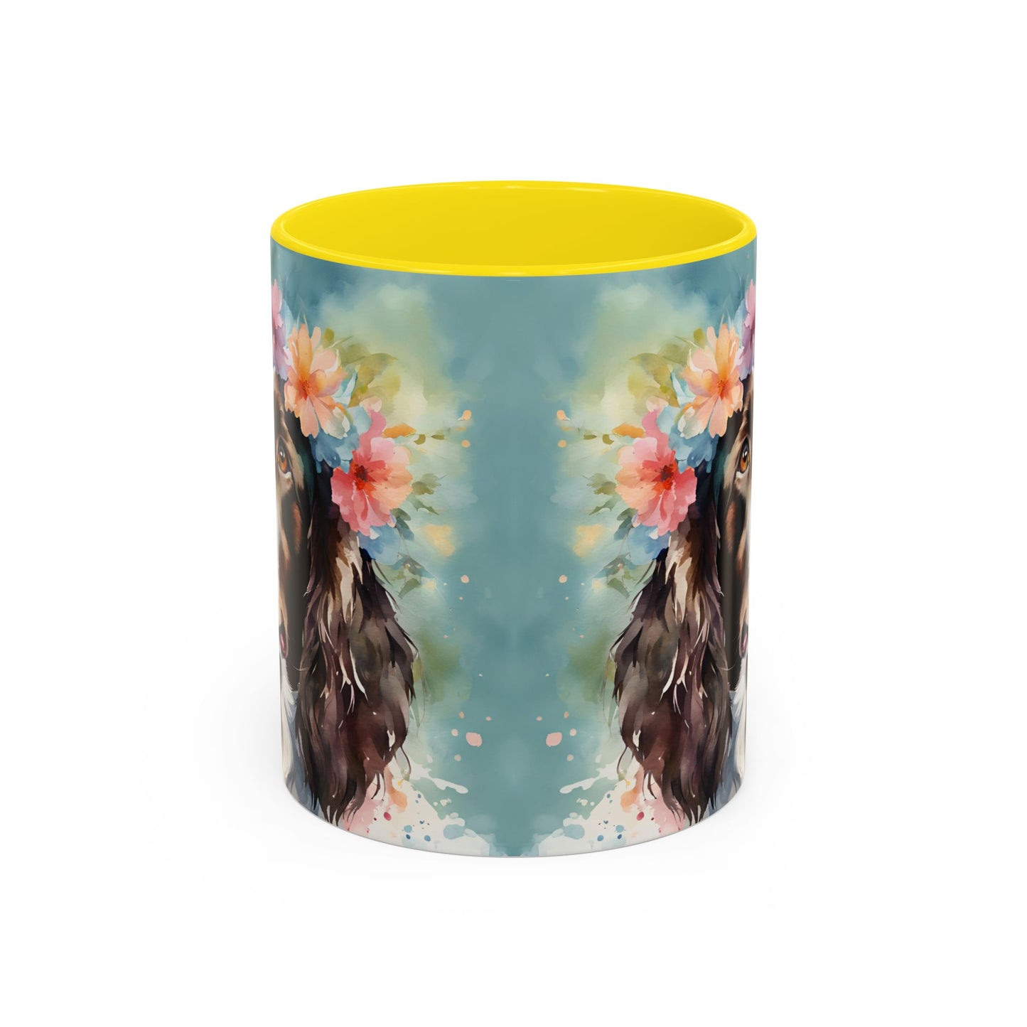 Springer Spaniel 04 Accent Coffee Mug - Dog Lover Gift