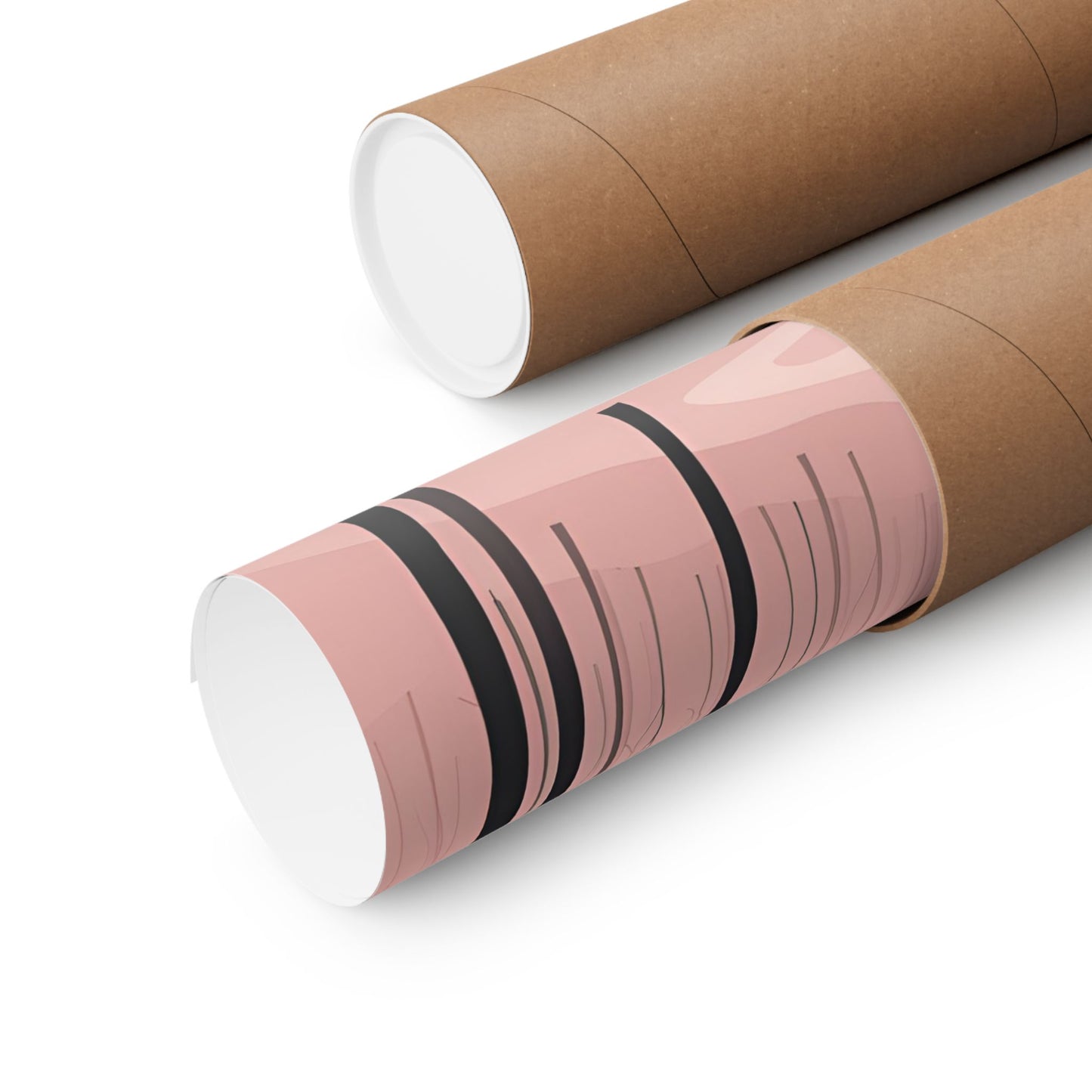 Lonely Forest Pink 28 Matte Square Posters