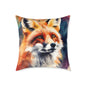 Fox 03 Poly Pillow - Natures Beauty Design