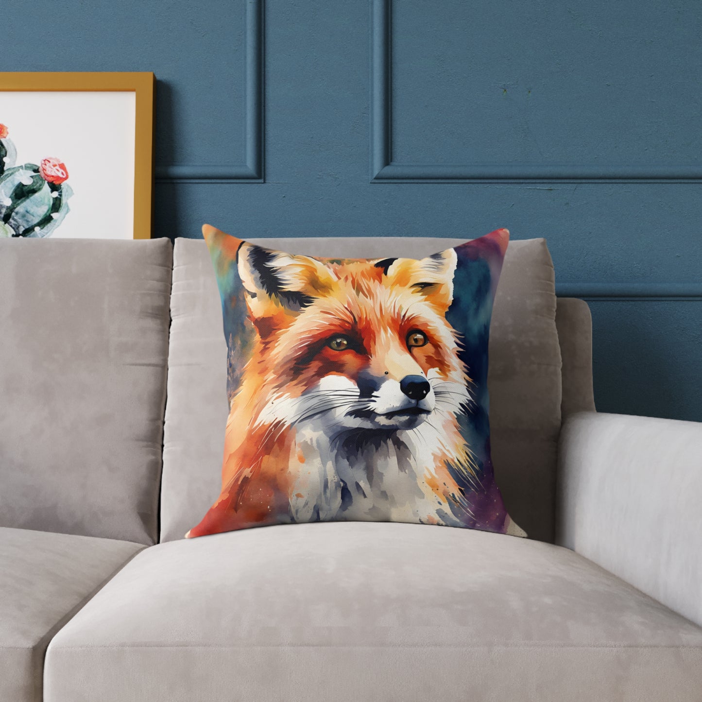 Fox 03 Poly Pillow - Natures Beauty Design