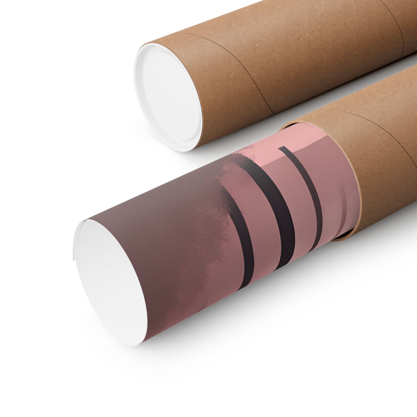 Lonely Forest Pink 6 Matte Square Posters