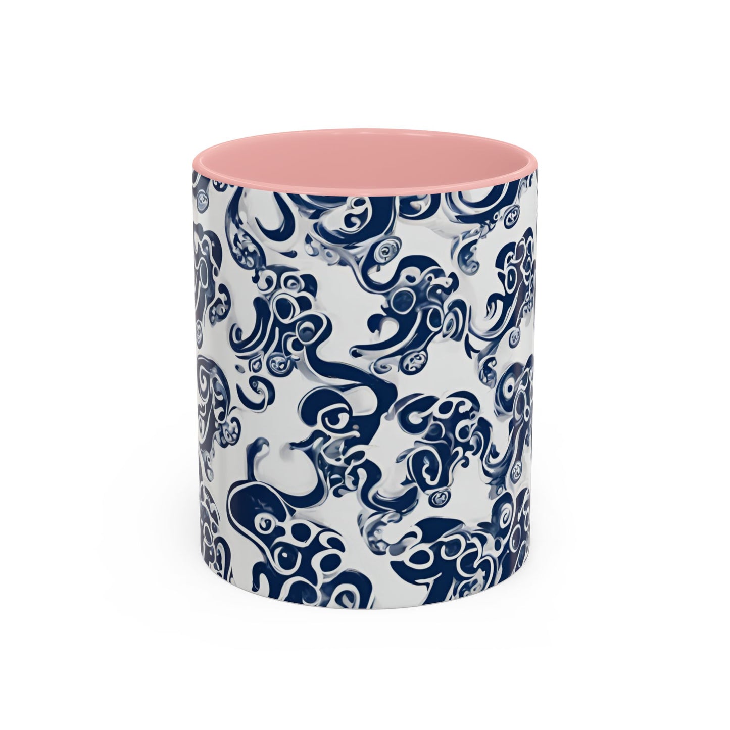 Octopus 2 Accent Coffee Mug (11oz)