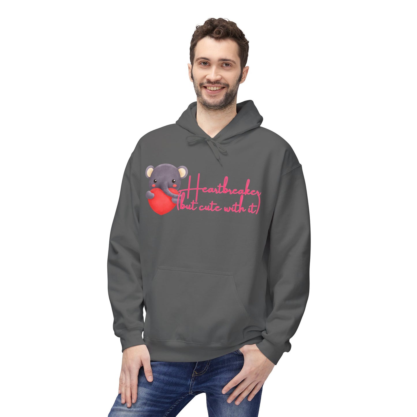 Heartbreaker (But Cute With It) Unisex Valentines Hoodie