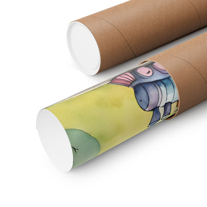 Nursery Choo Choo Train 1 Matte Horizontal Posters
