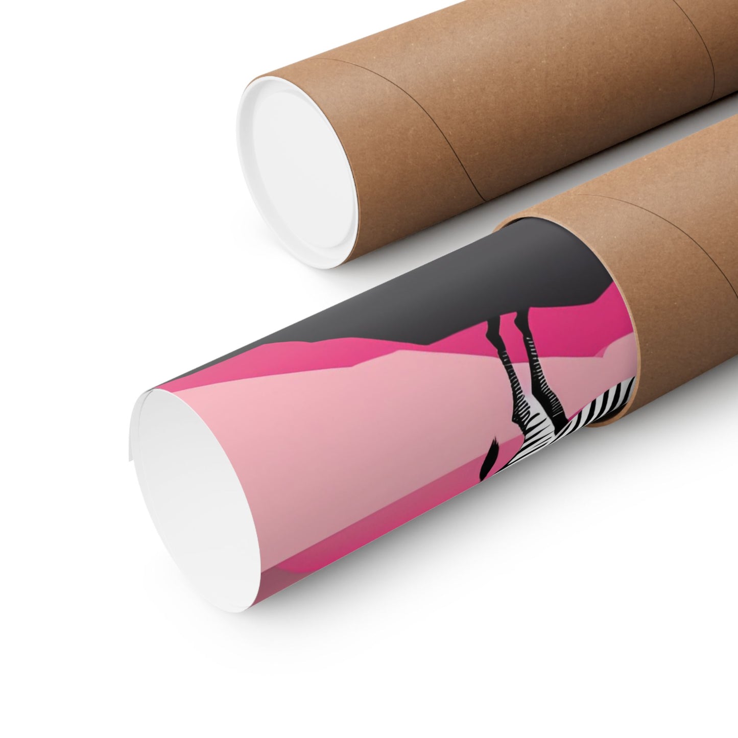 Lone Collection Zebra 6 Matte Square Posters