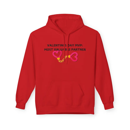 Valentines Day MVP: Most Valuable Partner Mens Valentines Hoodie