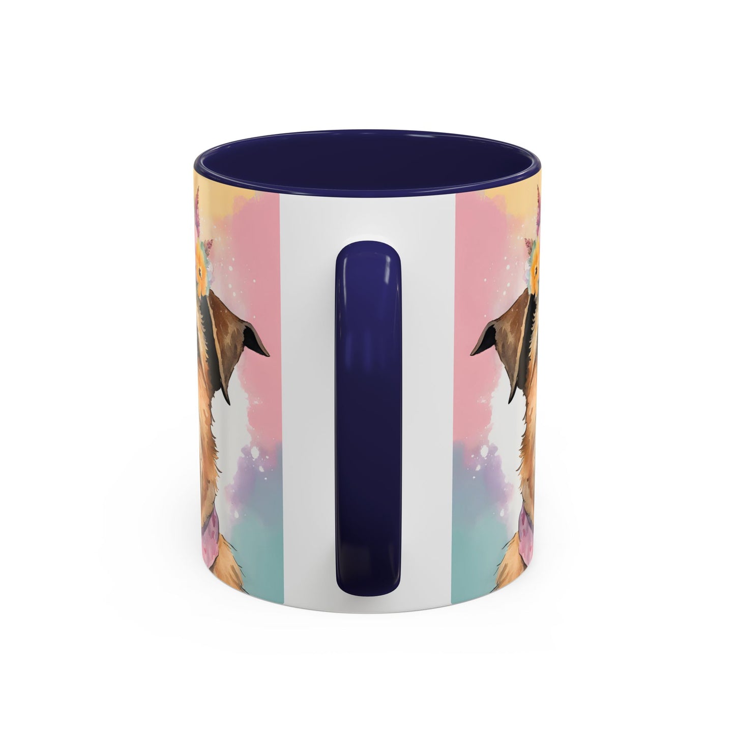 Border Terrier 02 Accent Coffee Mug - Dog Lover Gift