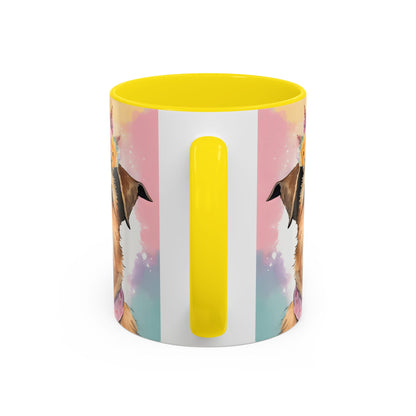Border Terrier 02 Accent Coffee Mug - Dog Lover Gift