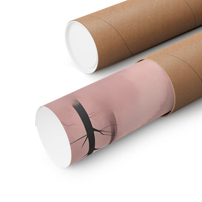 Lonely Forest Pink 24 Matte Square Posters