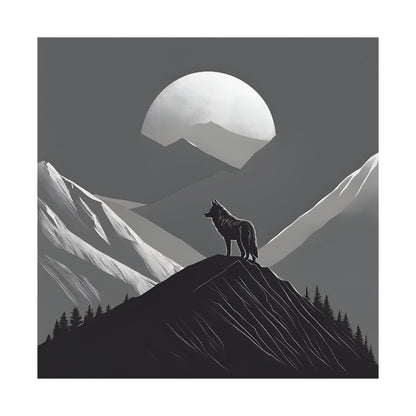 Lone Collection Wolf 9 Matte Square Posters